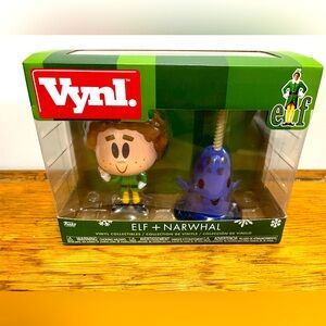 NIB Funko Vnyl. “Elf + Narwhal” Figurine Set